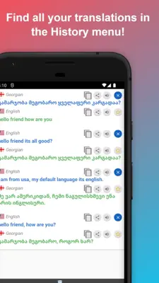 English to Georgian Translator android App screenshot 4